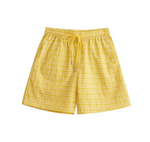 HUGH MAIN SHORTS MONOGRAM YELLOW