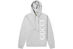 Gucci Print Hooded Sweatshirt Grey