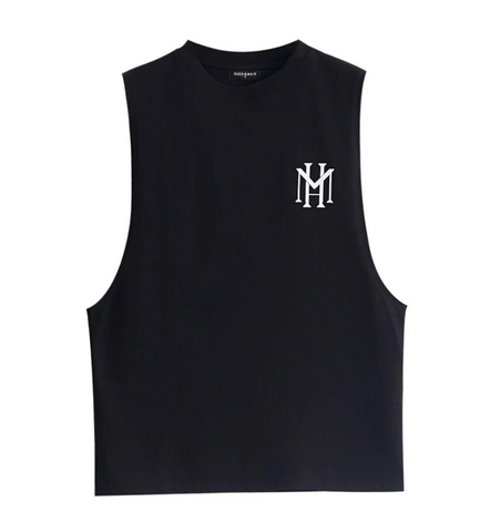 HUGH MAIN ESSENTIALS SLEEVELESS BLACK