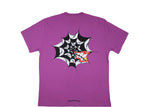 Chrome Hearts Matty Boy Spider Web T-shirt Purple