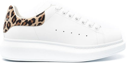 Alexander McQueen Oversized White Leopard Pre-Owned