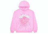 Sp5der OG Web Hoodie Pink