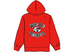 Supreme World Famous Zip Up Hooded Sweatshirt (SS20) Red