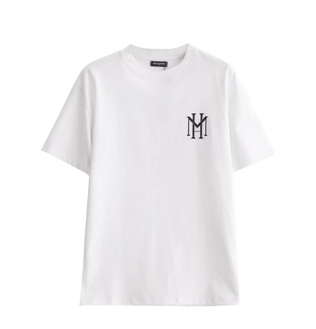 HUGH MAIN WHITE ESSENTIAL TEE