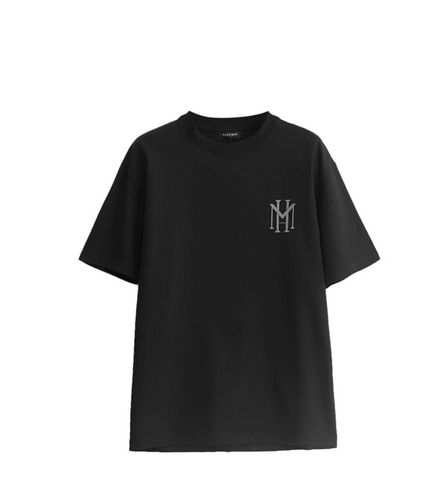 HUGH MAIN BLACK ESSENTIAL TEE