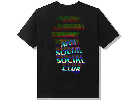 Anti Social Social Club Channel 747 Tee Black