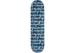 Supreme Fat Tip Skateboard Deck Light Blue