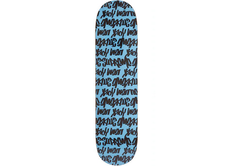 Supreme Fat Tip Skateboard Deck Light Blue