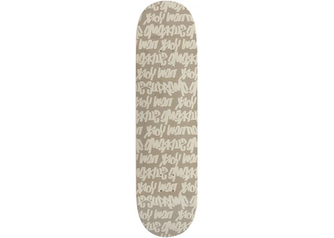 Supreme Fat Tip Skateboard Deck Tan